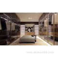 Glass wardrobe Design style